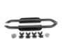 Side sills Land Rover Defender 2019-... - type: oem black for short body version photo 2