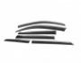 Chrome wind deflectors Lexus GX460 - type: 6 pcs фото 2