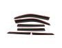 Chrome wind deflectors Lexus GX460 - type: 6 pcs фото 1