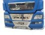Накладка на решетку капота MAN TGX - тип: на капот под лого фото 1