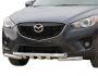 Bumper protection Mazda CX5 2011-2017 - type: model, with plates фото 0