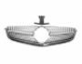 Front grille Mercedes C-class w204 2012-2015 - type: diamond silver for C63 фото 1