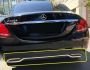 Накладка на торець бампера Mercedes C-сlass w205 2014-2021 - тип: v1 нержавіюча сталь фото 2