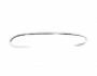 Накладка на торець бампера Mercedes C-сlass w205 2014-2021 - тип: v2 нержавіюча сталь фото 0