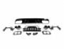 Rear diffuser Mercedes C-class w205 2014-2021 - type: with nozzles design C43 photo 0