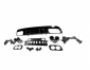 Rear diffuser Mercedes C-class w205 2014-2021 - type: with nozzles design C43 photo 4
