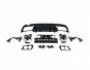 Rear diffuser Mercedes C-class w205 2014-2021 - type: with nozzles design C43 photo 2