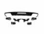 Rear diffuser Mercedes CLS c218 2015-2018 - type: with nozzles design CLS63 photo 0