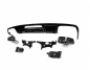 Rear diffuser Mercedes CLS c218 2015-2018 - type: with nozzles design CLS63 photo 4