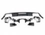 Rear diffuser Mercedes CLS c218 2015-2018 - type: with nozzles design CLS63 photo 2