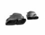 Rear diffuser Mercedes E-class w213 2016-2018 - type: with Black nozzles for AMG, AMG-Line design E63 photo 1