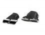 Rear diffuser Mercedes E-class w213 2016-2019 - type: with Silver nozzles for AMG, AMG-Line design E63 photo 2