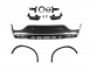 Rear diffuser with nozzles Mercedes GLC coupe c253 - type: Silver design AMG63 2020-2022 photo 0