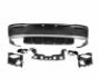 Rear diffuser Mercedes GLE coupe c167 2019-... - type: like GLE63 with nozzles photo 1