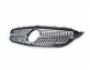 Передня решітка Mercedes C-сlass w205 2018-2021 - type: diamond silver з місцем під камеру фото 3