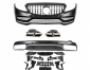 A set of body kits with a diffuser Mercedes C-class w205 2014-2021 - type: c63 amg фото 0