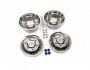 Caps for Volkswagen Crafter made of stainless steel, for twin 2 roller variant 1 фото 1