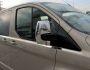 Накладки на зеркала Ford Custom 2013-2020 abs пластик+хром фото 3