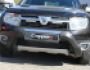 Cover on the front bumper of Renault Duster 2010-2017 - type: abs, gray фото 2