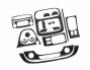 Dashboard decor Nissan NV300 2016-2021 - type: stickers фото 2