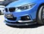 Cover on the front bumper BMW 4 series F32 - type: black lip фото 2