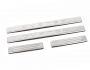 Door sills Renault Duster, stainless steel 4 pcs фото 1