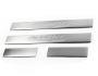 Door sills Hyundai Accent 4 pcs, stainless steel фото 1