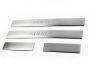 Door sills Hyundai Accent 4 pcs, stainless steel фото 2