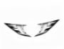 Covers for headlights Nissan Qashqai 2014-2021 - type: plastic фото 1