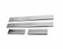 Door sill plates Nissan Qashqai 2010-2014 - type: v2 4 pcs stainless steel фото 0