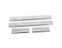 Door sill plates Nissan Qashqai 2010-2014 - type: v2 4 pcs stainless steel фото 1