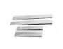 Door sill plates Renault Logan MCV 2013-2021 - type: 4 pcs stainless steel v2 фото 0