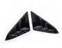 Covers for the triangles of mirrors Honda Civic Sedan 2016-... - type: 2 pcs abs фото 1