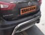 Rear bumper protection Nissan Qashqai 2018-2021 - type: U-shaped фото 2