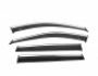 Wind deflectors Nissan Rogue 2013-2020 - type: with chrome molding фото 1