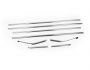 Lower window trim, stainless steel Ford Focus HB 8 pcs фото 1
