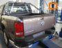 Volkswagen Amarok rear bumper protection - type: double corners фото 3