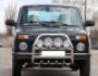 High bull bar Lada Niva - type: up to the hood фото 1