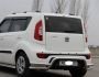 Kia Soul rear bumper protection - type: full фото 2