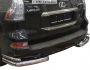 Защита заднего бампера Lexus GX460 2013-... - тип: двойные углы фото 0