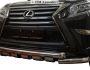 Захист бампера Lexus GX460 2013-... - тип: модельний з пластинами фото 0