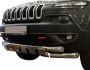 Bumper protection Jeep Cherokee 2013-2016 - type: model with plates фото 0