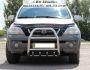 Bull bar high Kia Sorento 2003-2009 - type: up to the hood фото 2