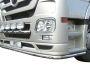 Front bumper protection Mercedes Actros MP2 - additional service: installation of diodes фото 0