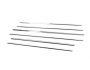 Glass trim Range Rover L322 2003-2012 stainless steel 6 pcs фото 0