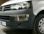 Pads on the front bumper Volkswagen T5 2010-2015 stainless steel фото 3