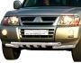 Захист бампера Mitsubishi Pajero Wagon III - тип: модельний, з пластинами фото 0