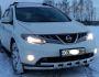 Bumper protection Nissan Murano - type: model with plates фото 3