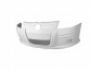 Front bumper Volkswagen Caddy 2004-2010 - type: overlay, for painting фото 1