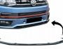 Передняя юбка lip для Volkswagen T6 2015-2020-2022 - тип: sportLine abs фото 3